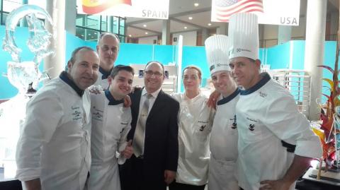 Equipo Español Subcampeones Copa del Mundo de Helado con Mejisa