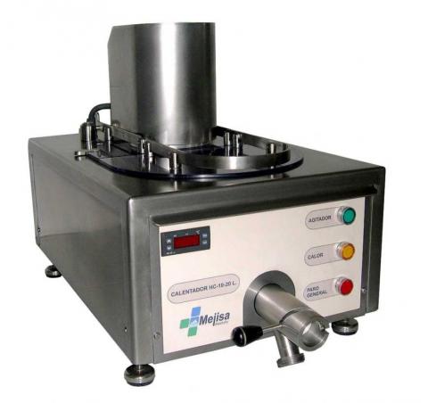 Calentador H-C calentador h-c ; máquina para calentar y homogeneiazar mezclas líquidas ; pasteurizador