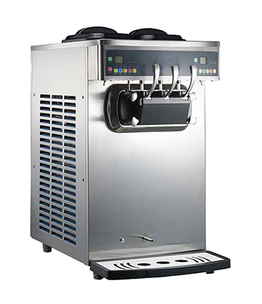 Maquina de helado soft para mostrador de Mejisa, ideal para restaurantes y cafeterias