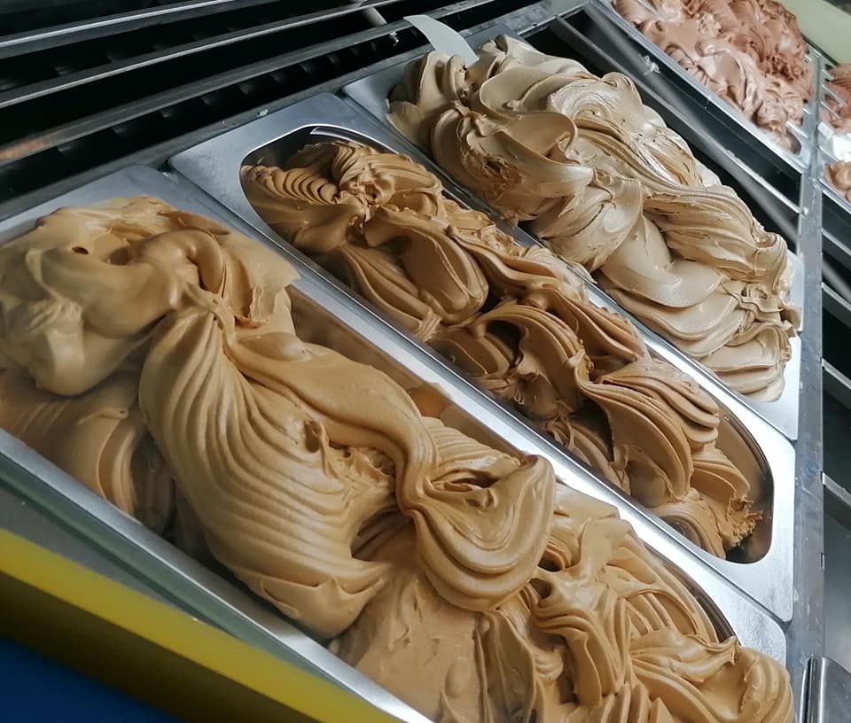 Helados elaborados en Mejisa durante la formación para futuros heladeros de la Universidad de Alicante